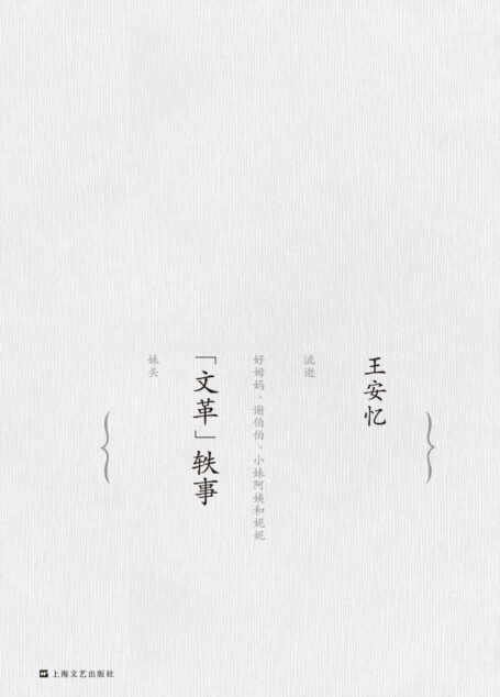 文革轶事（茅盾文学奖得主王安忆中篇小说集） (王安忆中篇小说系列)