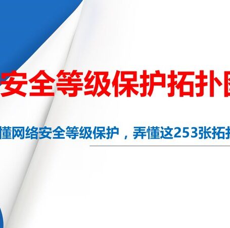 搞懂网络安全等级保护,弄懂这253张拓扑图就够了