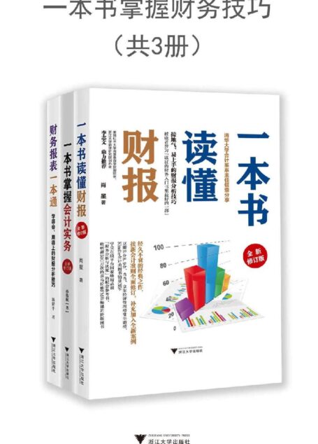 一本书掌握财务技巧(套装共3册,一套零基础初学者也能看得懂的财务书,包含《 一本书读懂财报(全新修订版)》《一本书掌握会计实务(全新修订版)》《财务报表一本通:学得会、用得上的财报分析技巧》)