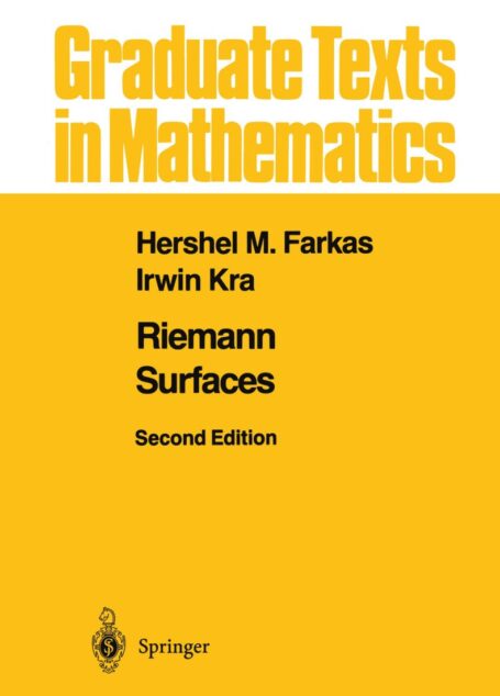 Farkas和Kra – 1992 – Riemann surfaces